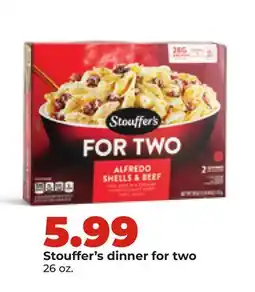 Hy-Vee Stouffer's dinner for two offer