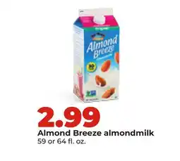 Hy-Vee Almond Breeze almondmilk offer
