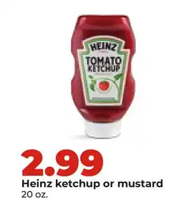Hy-Vee Heinz ketchup or mustard offer