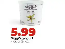 Hy-Vee Siggi's yogurt offer