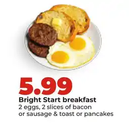 Hy-Vee Bright Start breakfast offer