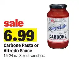 Meijer Carbone Pasta or Alfredo Sauce offer