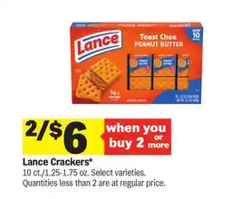 Meijer Lance Crackers offer