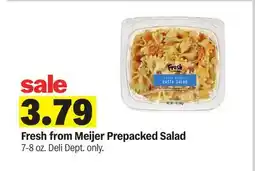 Meijer Fresh from Meijer Prepacked Salad offer