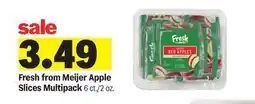 Meijer Fresh from Meijer Apple Slices Multipack offer