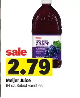 Meijer Meijer Juice offer