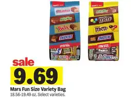 Meijer Mars Fun Size Variety Bag offer
