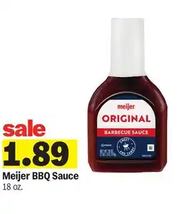 Meijer Meijer BBQ Sauce offer