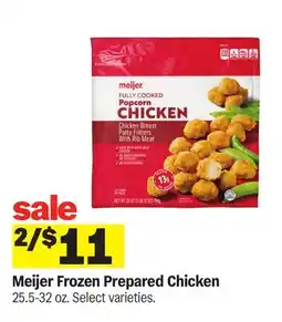 Meijer Meijer Frozen Prepared Chicken offer