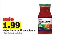 Meijer Meijer Salsa or Picante Sauce offer