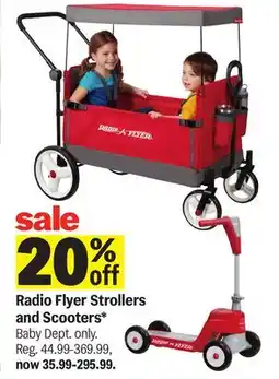 Meijer Radio Flyer Strollers and Scooters offer