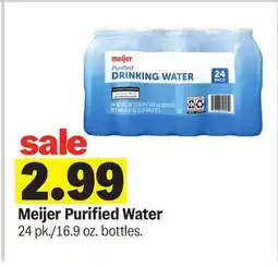 Meijer Meijer Purified Water offer