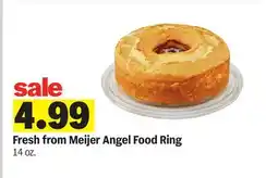 Meijer Fresh from Meijer Angel Food Ring offer