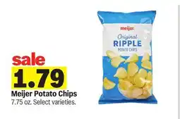 Meijer Meijer Potato Chips offer
