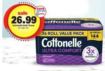 Meijer Cottonelle Bath Tissue offer