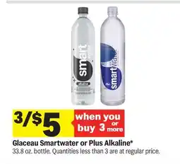 Meijer Glaceau Smartwater or Plus Alkaline offer