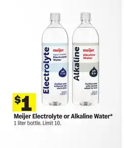 Meijer Meijer Electrolyte or Alkaline Water offer