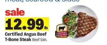 Meijer Certified Angus Beef T-Bone Steak offer