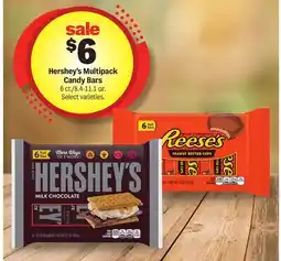 Meijer Hershey's Multipack Candy Bars offer