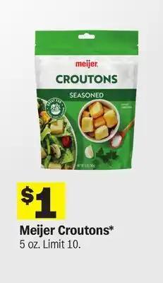 Meijer Meijer Croutons offer