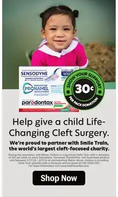Meijer Help give a child Life-Changing Cleft Surgery offer