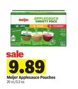 Meijer Meijer Applesauce Pouches offer