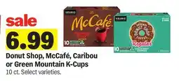 Meijer Donut Shop, McCafe, Caribou or Green Mountain K-Cups offer