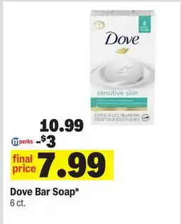 Meijer Dove Bar Soap offer