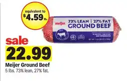 Meijer Meijer Ground Beef offer