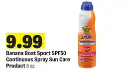 Meijer Banana Boat Sport SPF50 Continuous Spray Sun Care offer