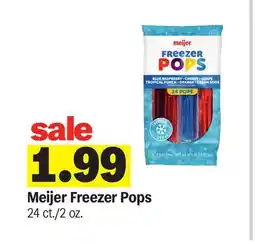 Meijer Meijer Freezer Pops offer