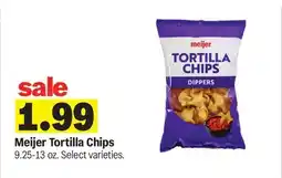 Meijer Meijer Tortilla Chips offer