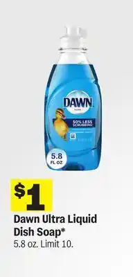 Meijer Dawn Ultra Liquid Dish Soap offer