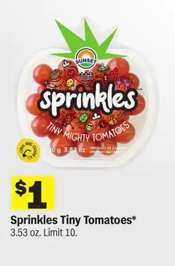 Meijer Sprinkles Tiny Tomatoes offer