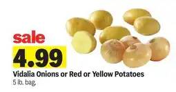 Meijer Vidalia Onions or Red or Yellow Potatoes offer