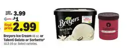 Meijer Breyers Ice Cream or Talenti Gelato or Sorbetto offer