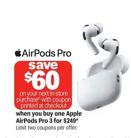 Meijer Apple AirPods Pro 3 offer
