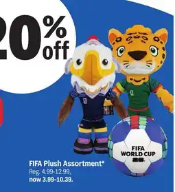 Meijer FIFA Plush Assortment offer