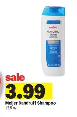 Meijer Meijer Dandruff Shampoo offer