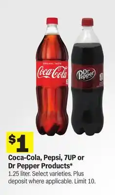 Meijer Coca-Cola, Pepsi, 7UP or Dr Pepper Products offer