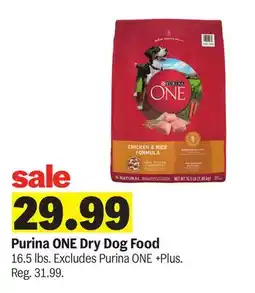 Meijer purina one dry dog food offer
