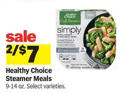 Meijer Healthy Choice Steamer Meals offer