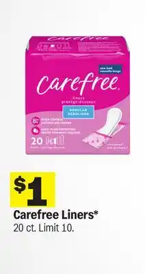 Meijer Carefree Liners offer