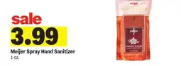 Meijer Meijer Spray Hand Sanitizer offer
