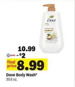 Meijer Dove Body Wash offer
