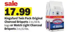 Meijer Kingsford Twin Pack Original Charcoal Briquets offer