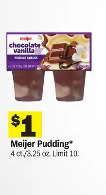 Meijer Meijer Pudding offer