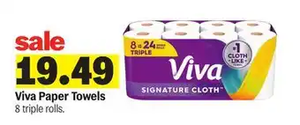 Meijer Viva Paper Towels offer