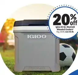 Meijer Igloo 62 Qt. MaxCold Wheeled Coolers offer