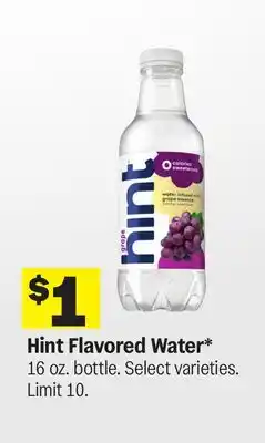 Meijer Hint Flavored Water offer